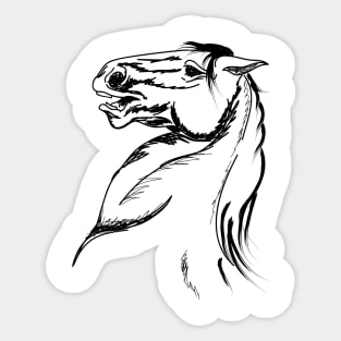 Rearing Horse Sticker